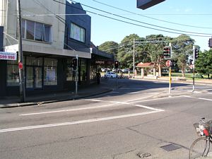 Rounded Corner for Trams at Addison Road, Marrickville, Sydney