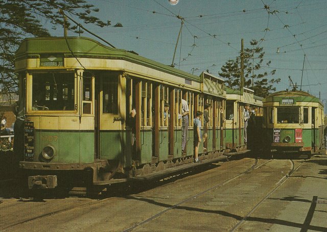 Toastrack Tram at Maroubra Junction