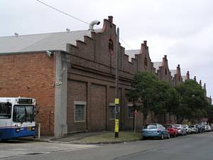 Tram Sheds at Waverley Depot - Sydney tramway remnants