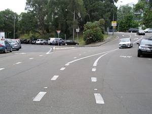 Birriga Road Tram Route - Bellevue Hill - Sydney tram remnants