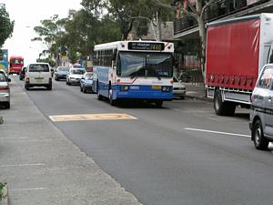 Tram route Norton Street Leichhardt