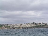 Waverley Cemetery from a boat - Nov 2012