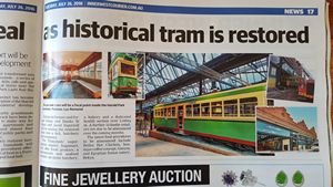 The Tramsheds, Glebe, Newspaper article